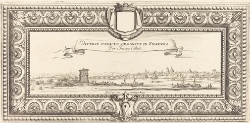 Titelseite für Callots "Verschiedene italienische Landschaften"