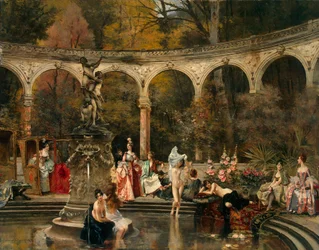 Baden der Hofdamen im 18. Jahrhundert, 1888