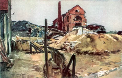 Fabrikgebäude, Soissons, 19. Mai 1915, 1926