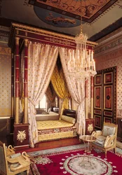 Schlafzimmer von Königin Hortense de Beauharnais (1783-1837)