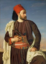 Porträt von Leconte de Floris in der Uniform der ägyptischen Armee, 1840