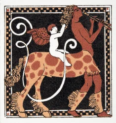 Buchstabe U, aus Personages de Comedie, veröffentlicht 1922
