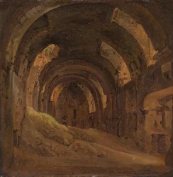 Gewölbtes Interieur
