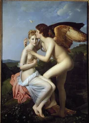 Psyche und Amor, auch genannt Psyche erhält Amors ersten Kuss