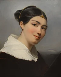 Porträt von Julie Duvidal de Montferrier 1797-1865, 1830