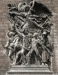 Abreise der Freiwilligen von 1792 oder La Marseillaise (Steinrelief)