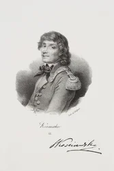 Porträt des Freiheitskämpfers Tadeusz Kościuszko
