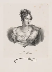 Porträt von Fräulein Mars (Pseudonym von Anne Françoise Hyppolyte Boutet Salvetat)
