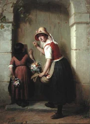 Die Blumenverkäuferinnen
