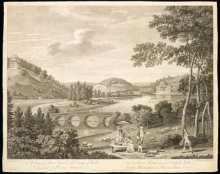 Ein Blick auf Stour Head in Wiltshire