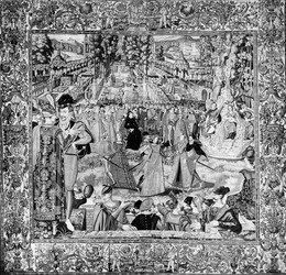 Fest zu Ehren der polnischen Botschafter in Anwesenheit von Catherine de Medici und Henri III