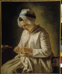 Frau bei der Arbeit