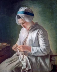 Junge Frau bei der Arbeit