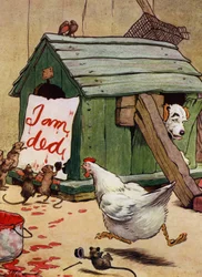 Illustration für Old Mother Hubbard