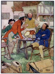 Drei lustige Fischer