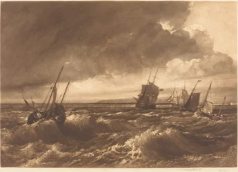 Die Mündung der Themse, Isle of Sheppey in der Ferne, 1891
