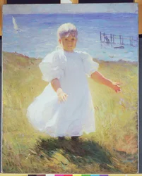 Kind im Sonnenlicht, vor 1899