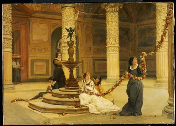 Der Morgen des Festivals - Zentralitalien, 1876