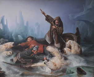 Kampf mit Eisbären