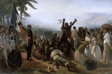Verkündung der Abschaffung der Sklaverei in den französischen Kolonien, 27. April 1848