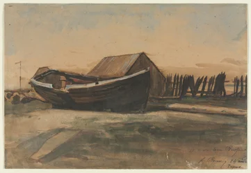 Boot am Strand, Le Tréport