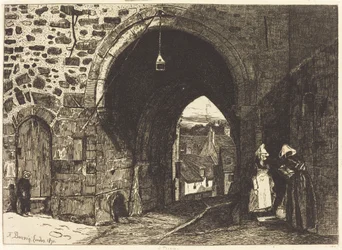 Das Tor von St. Malo in Dinan