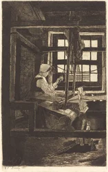 Die Weberin (La Tisserande)