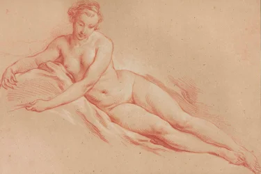 Boucher - Eine liegende weibliche Akt