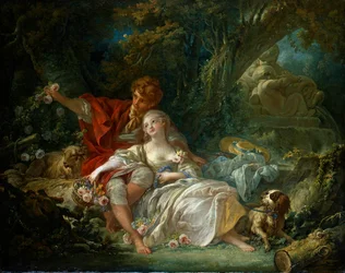 Schäfer und Schäferin Pastorale