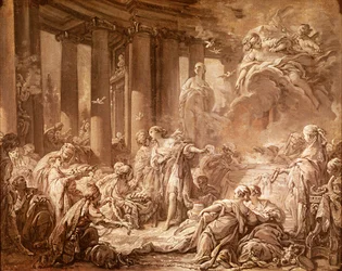 Psyche empfängt die göttlichen Ehren (Vorstudie), ca. 1740