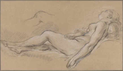 Liegende Nymphe