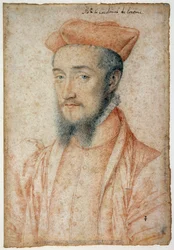 Porträt von Charles, Kardinal von Lothringen (1525-1574)