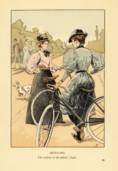 Radfahren, die Damen des Rades im Jahr 1896