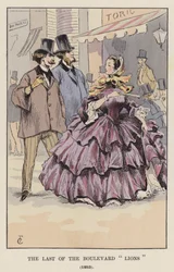 Der letzte der Boulevard-Löwen, 1853