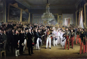 Die Kammer der Abgeordneten im Palais Royal ruft den Herzog von Orleans, 7. August 1830