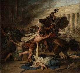 Die Plünderung Jerusalems durch die Römer
