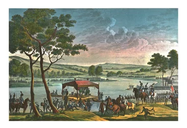 Treffen der beiden Kaiser, 25. Juni 1807, ca. 1850