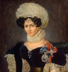 Porträt von Prinzessin Tatyana Vasilyevna Golitsyna 1783-1841, 1830er Jahre