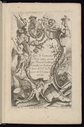Titelseite, Livre de Cartouches à divers usages (Buch der Kartuschen für verschiedene Verwendungen)