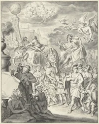 Allegorischer Triumphzug eines Fürsten oder Feldherrn