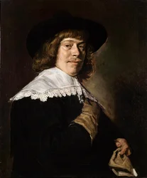 Porträt eines jungen Mannes mit einem Handschuh, um 1650