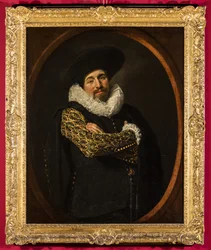 Porträt eines Mannes, möglicherweise Isaac Abrahamsz. Massa, ca. 1622