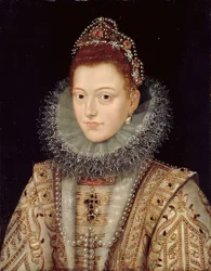 Porträt von Isabella Clara Eugenia (1566-1633) um 1599