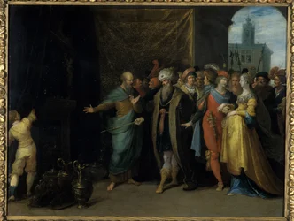 Krösus zeigt Solon seine Schätze, 1616-30