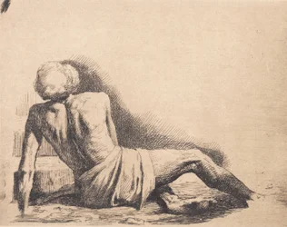 Liegender Mann