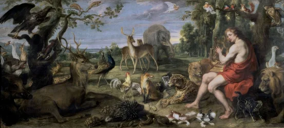 Orfeo und die Tiere – 17. Jahrhundert – Öl auf Leinwand – 195 × 432 cm – NP 1844 – Flämischer Barock