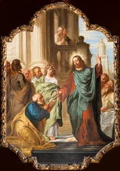 Pfarrkirche (Parochiekerk Onze-Lieve-Vrouw). Innenraum. Gemälde. Frans Ykens