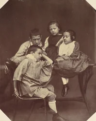 Alfons, Eugen, Marie und Hermine Antoine
