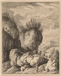 Die Straße über den Praco-Berg, von Ricci nach Genua