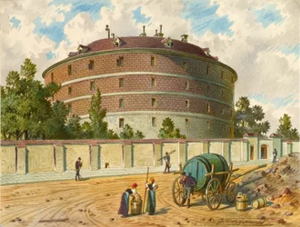 Das alte Irrenhaus in Wien, "Kaiser Joseph-Gugelhupf" genannt